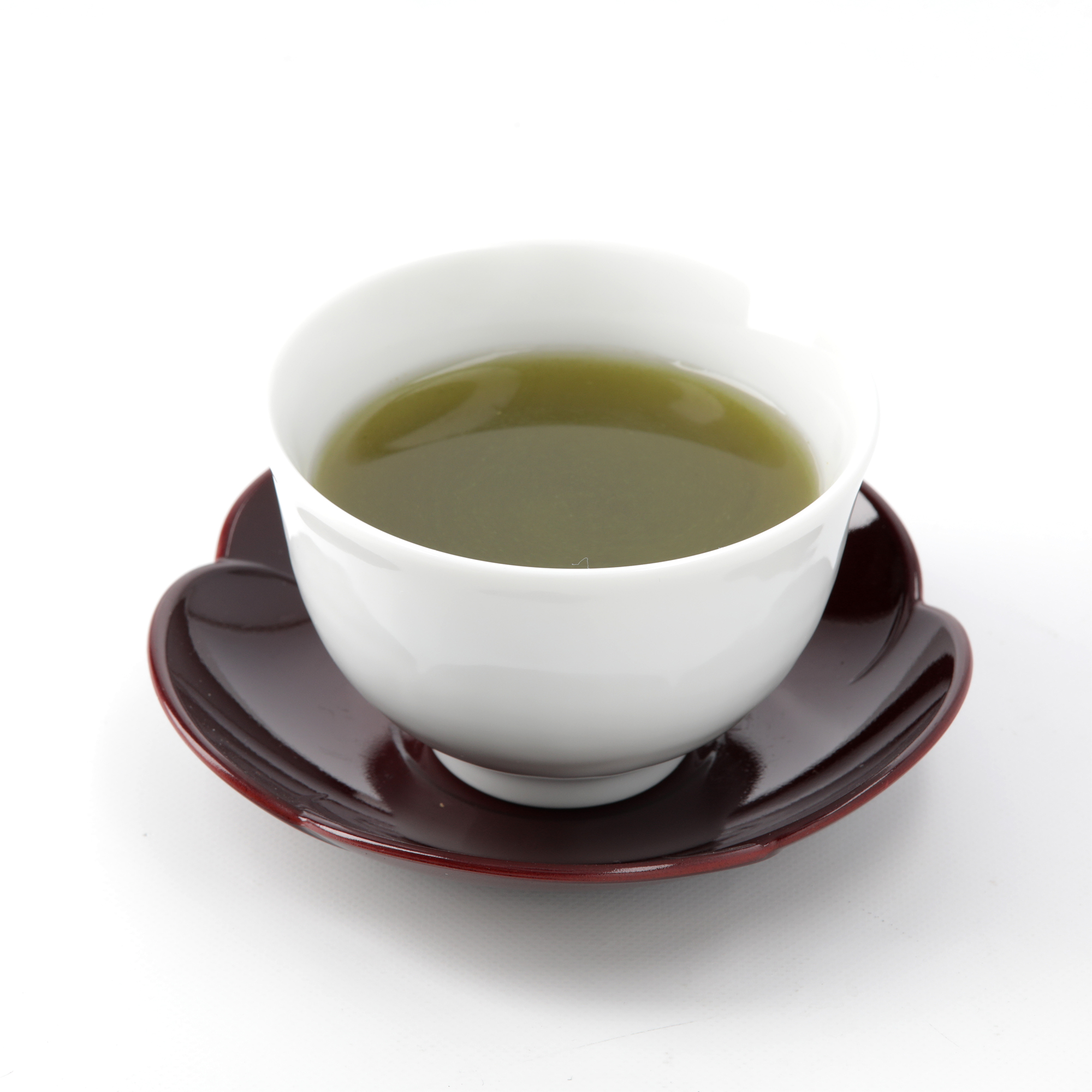 モリンガ茶を淹れた湯呑み